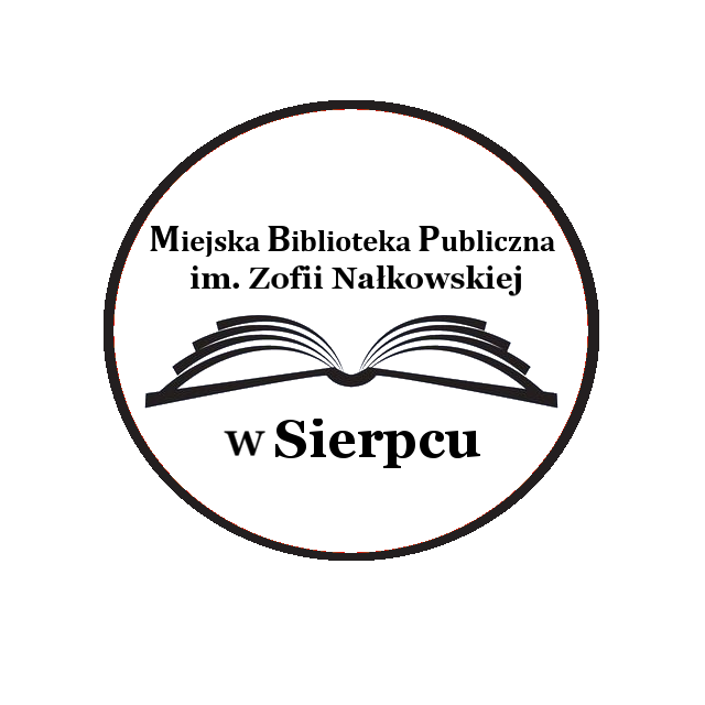 Logo Miejskiej Biblioteki Publicznej im. Zofii Nałkowskiej w Sierpcu